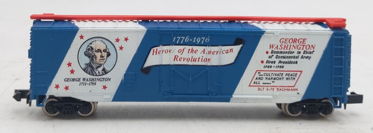 Bachmann 5203 N Scale Bicentennial 51' George Washington Boxcar LN/Box