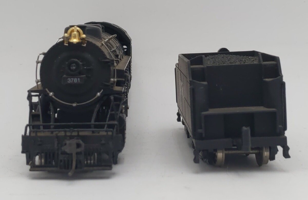 Bachmann 0651 HO Santa Fe 2-8-0 Consolidation Steam Locomotive w/ Tender #3781 EX