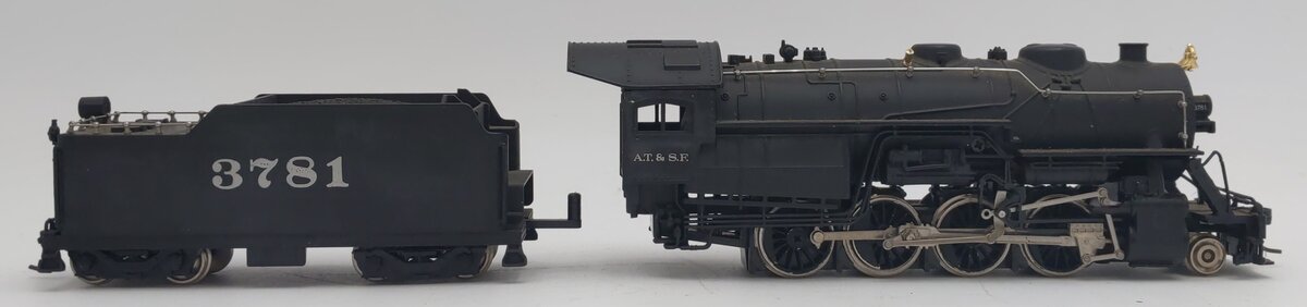 Bachmann 0651 HO Santa Fe 2-8-0 Consolidation Steam Locomotive w/ Tender #3781 EX