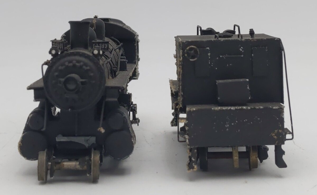 Diecast HO Scale 4-6-0 SP Steam Locomotive & Tender #2360 - Painted