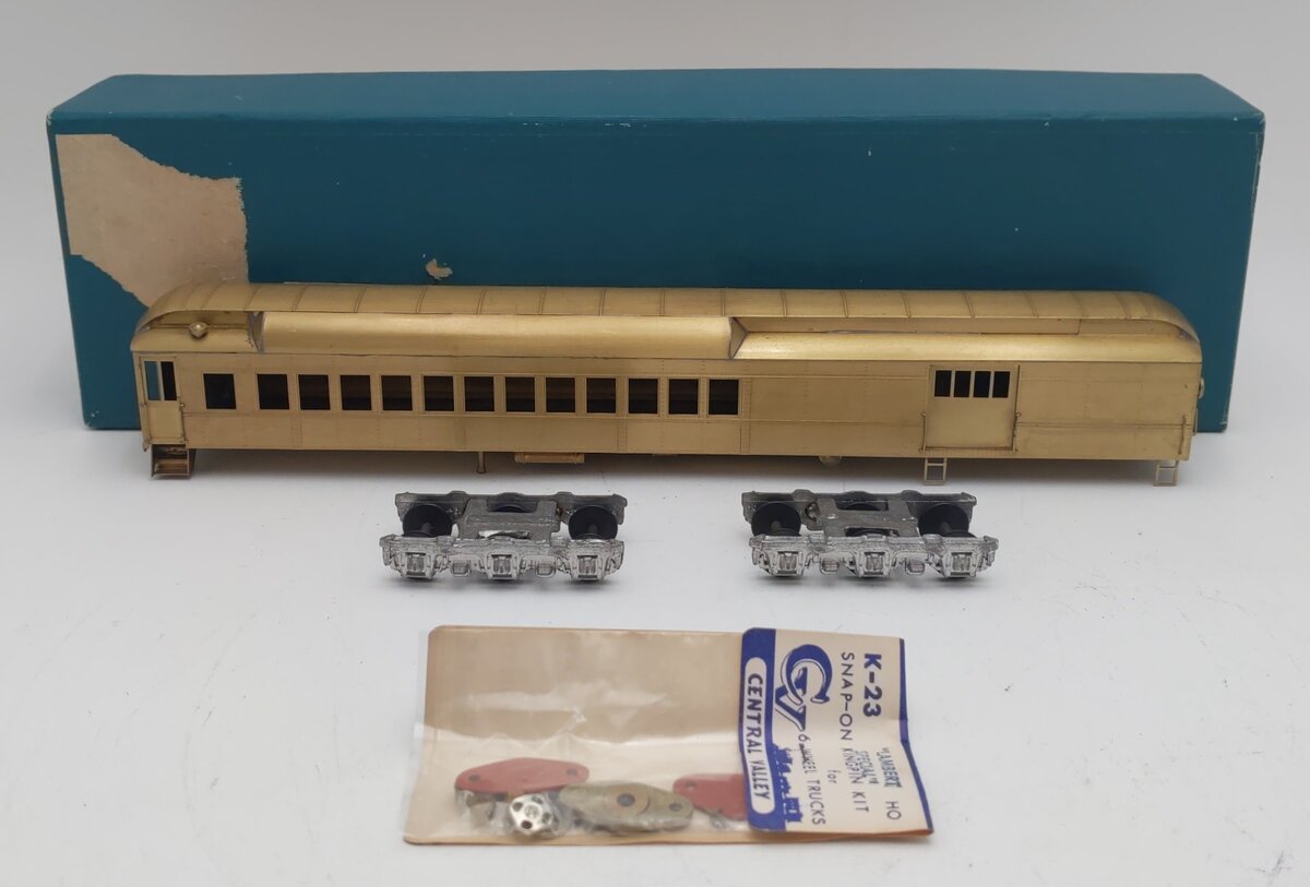 Lambert 851 HO Scale BRASS Combine Passenger Car - Unpainted EX/Box