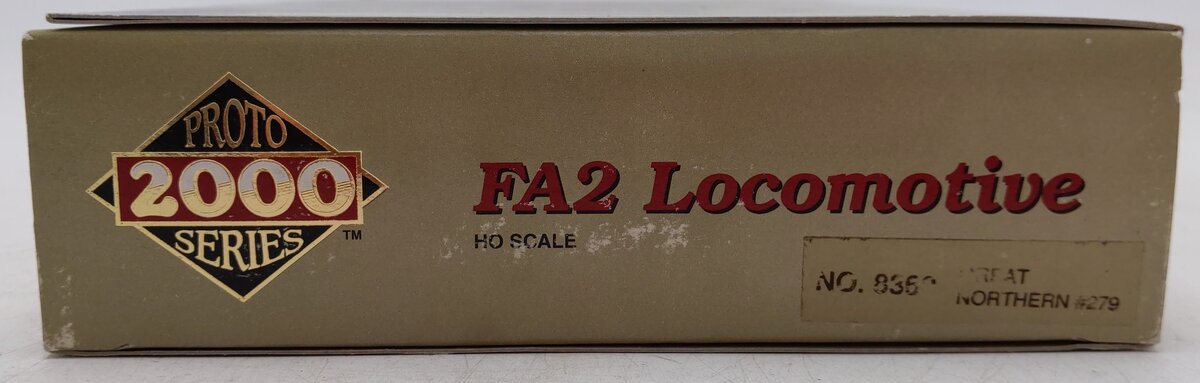 Proto 2000 8360 HO Scale Great Northern FA2 Diesel Locomotive #279A EX/Box