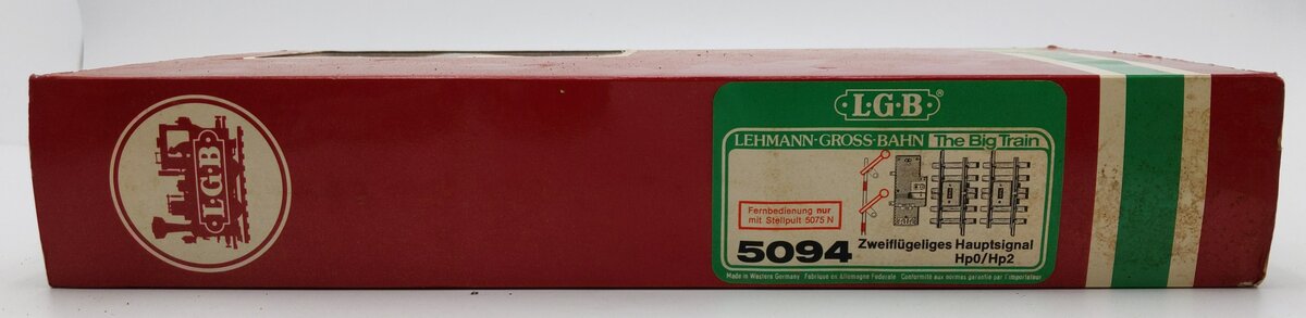 LGB 5094 G Scale Home Stop Signal with 2 Arms VG/Box