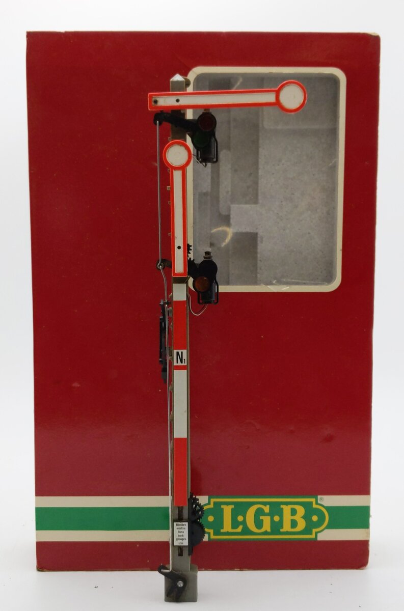 LGB 5094 G Scale Home Stop Signal with 2 Arms VG/Box