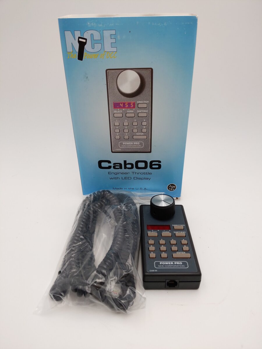 NCE Corporation Cab06 Engineer Throttle with LED Display LN/Box