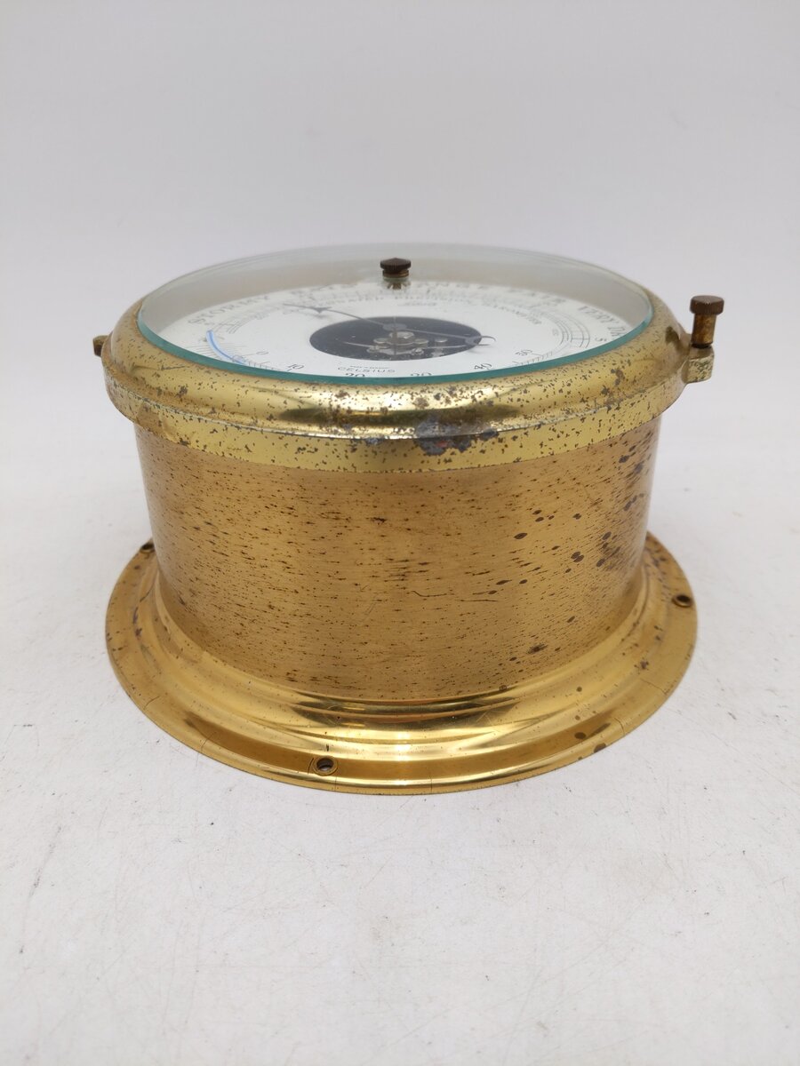 Schatz Brass Compensated Precision Barometer Instrument VG