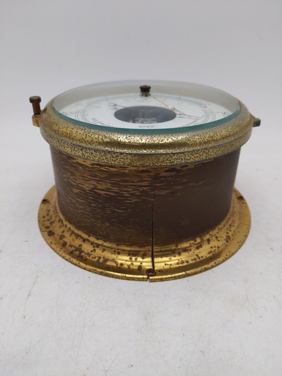 Schatz Brass Compensated Precision Barometer Instrument VG