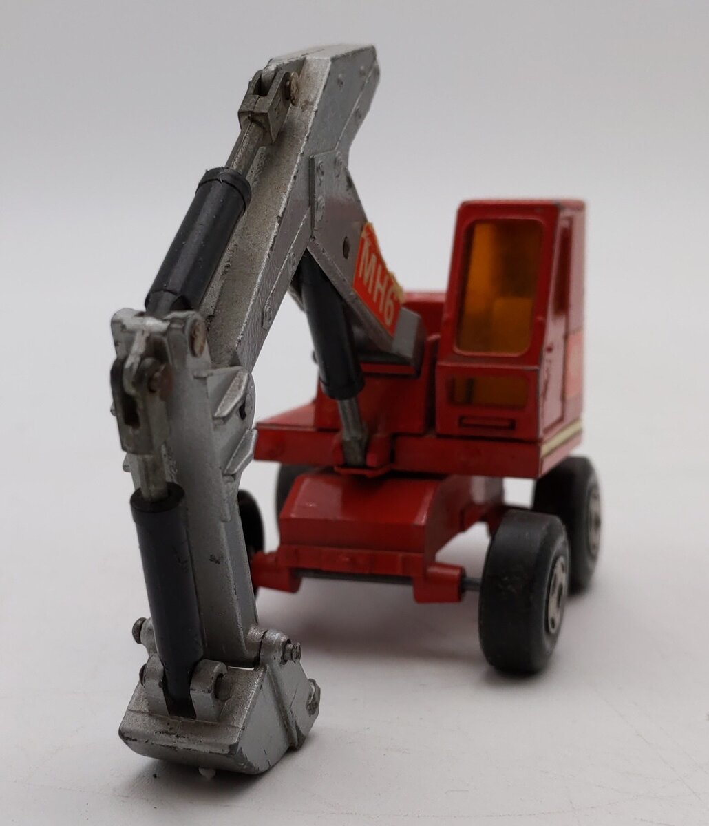 Gescha 1:50 Scale Diecast Midi Modelle MH6 Wheeled Hydraulic Excavator VG/Box