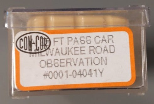 Con-Cor 0001-04041Y N Scale Milwaukee "Lake Superior" Observation Passenger Car LN/Box