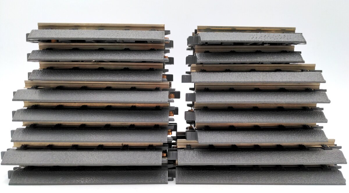 MTH Assorted Straight Track Sections [16] VG