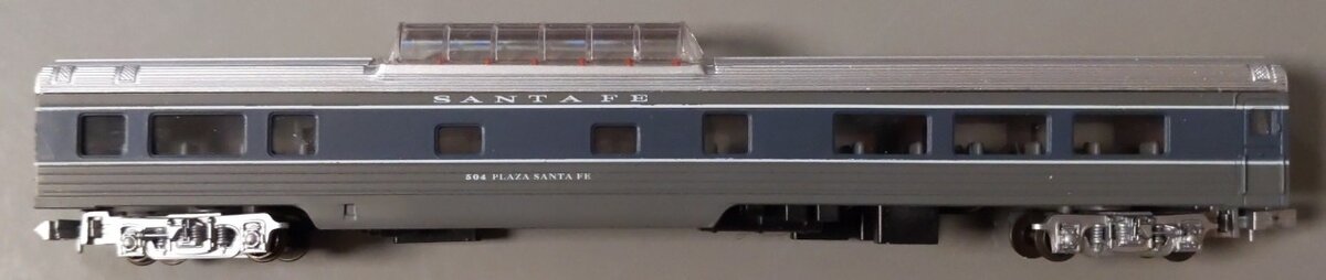Con-Cor 0001-04062C N 85' Santa Fe Scout Dome Car #504 LN/Box