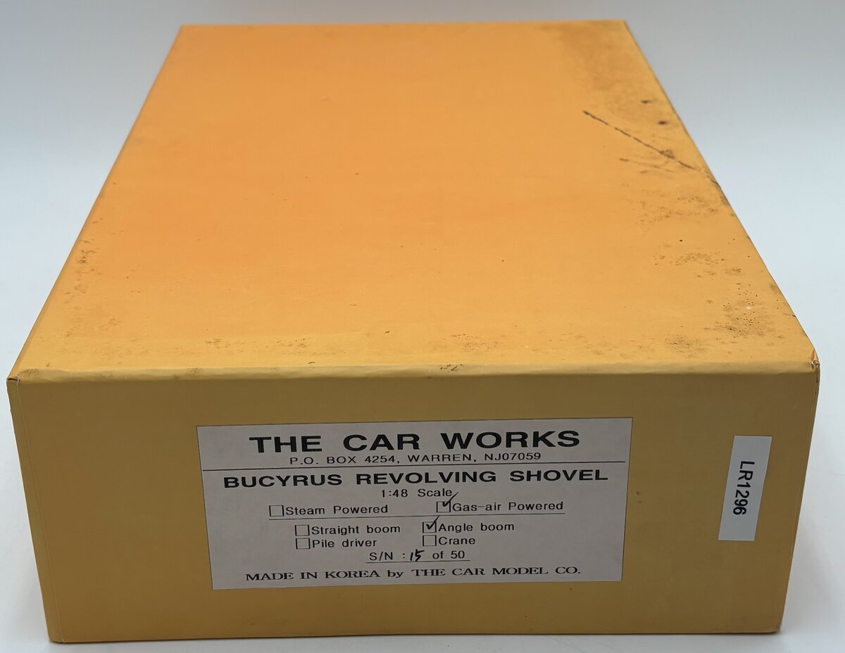 The Car Works 1:48 Brass Angle Boom Gas-Air Powered Bucyrus Revolving Shovel EX/Box