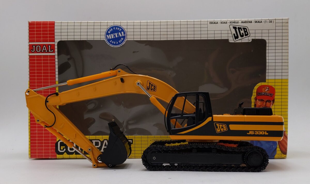 Joal 261 1:35 Diecast Compact JCB JS330L Excavator EX/Box