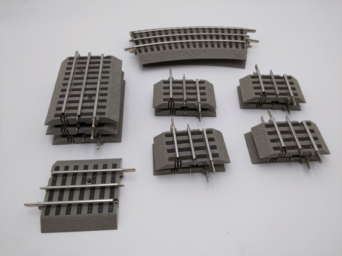 Lionel O Gauge Fastrack Sections: 6-12022,  6-12025, 6-12026 [14] VG
