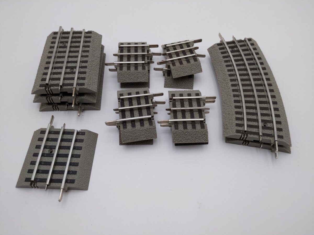Lionel O Gauge Fastrack Sections: 6-12022,  6-12025, 6-12026 [14] VG
