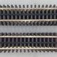 Atlas 6050 O Nickel Silver 10" Straight Track with Brown Ties (10) VG