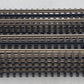 Atlas 6050 O Nickel Silver 10" Straight Track with Brown Ties (10) VG
