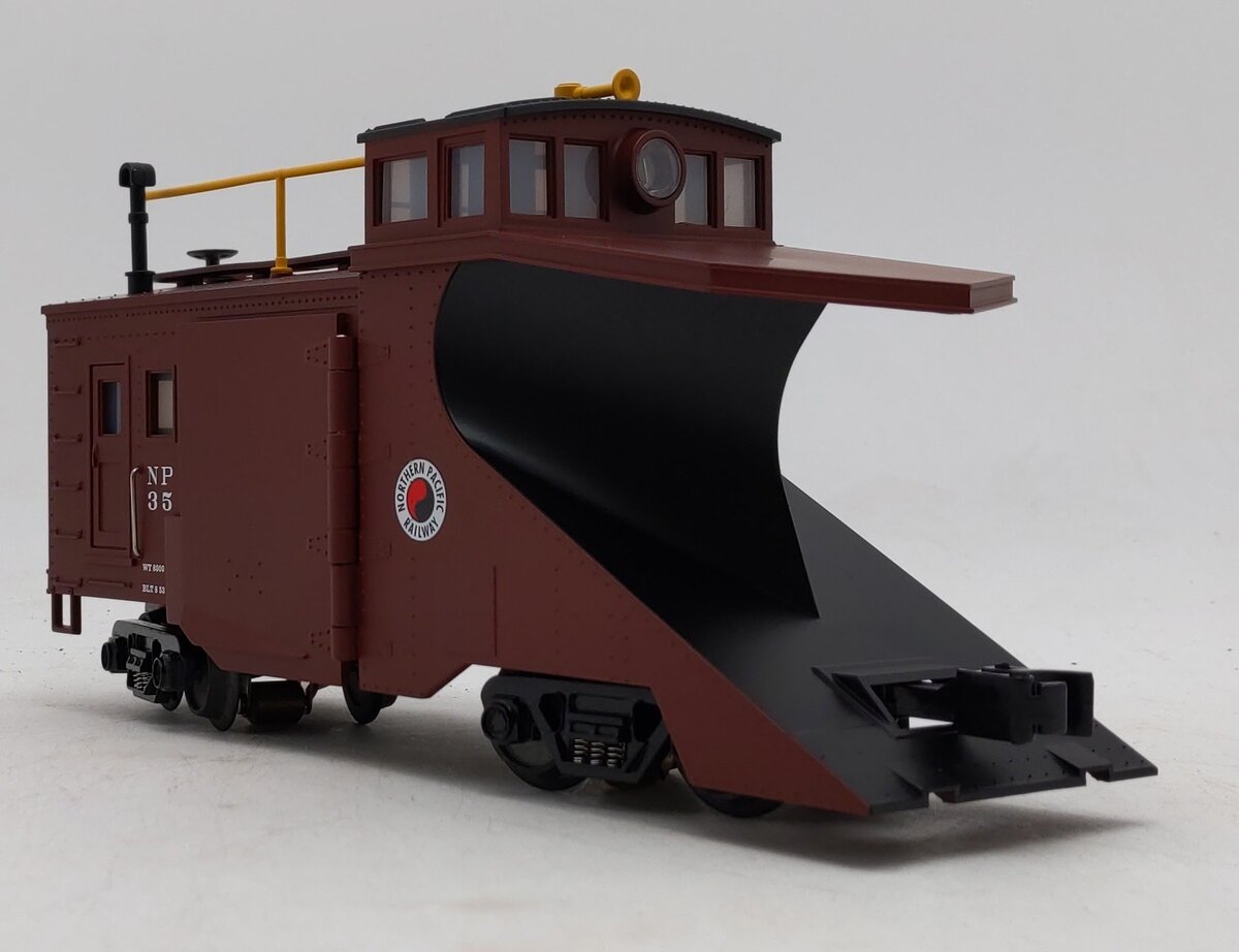 MTH 20-98245 O Gauge Northern Pacific Lighted Snow Plow LN/Box