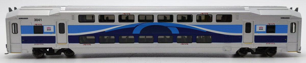 Atlas 20007387 HO Scale Multi Level Commuter Trailer EXO #3041 LN/Box