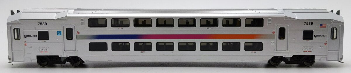 Atlas 20007394 HO NJ Transit Master Multi-Level Trailer #7539 LN/Box