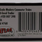 Atlas 20007398 HO Scale MBTA Master Multi-Level Trailer #768 LN/Box