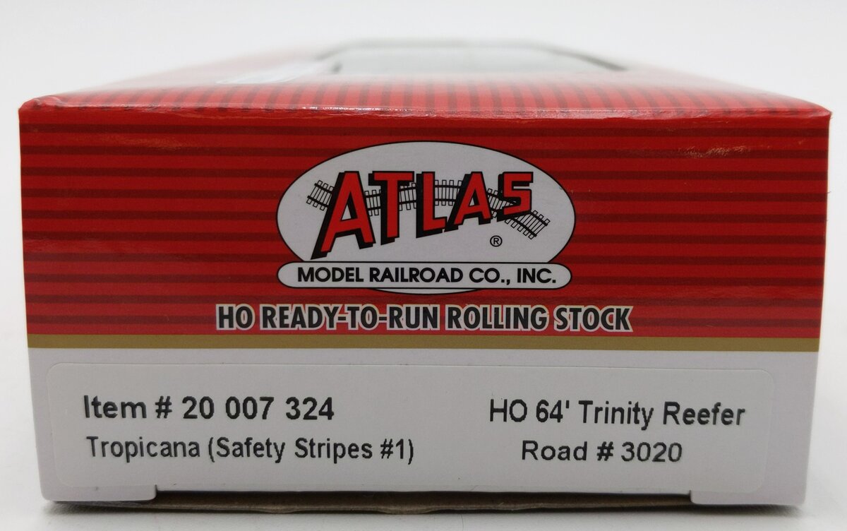 Atlas 20007324 HO Scale Trinity Tropicana 64' Reefer Car #3020 LN/Box