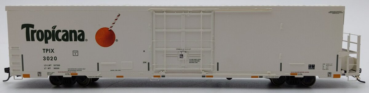 Atlas 20007324 HO Scale Trinity Tropicana 64' Reefer Car #3020 LN/Box