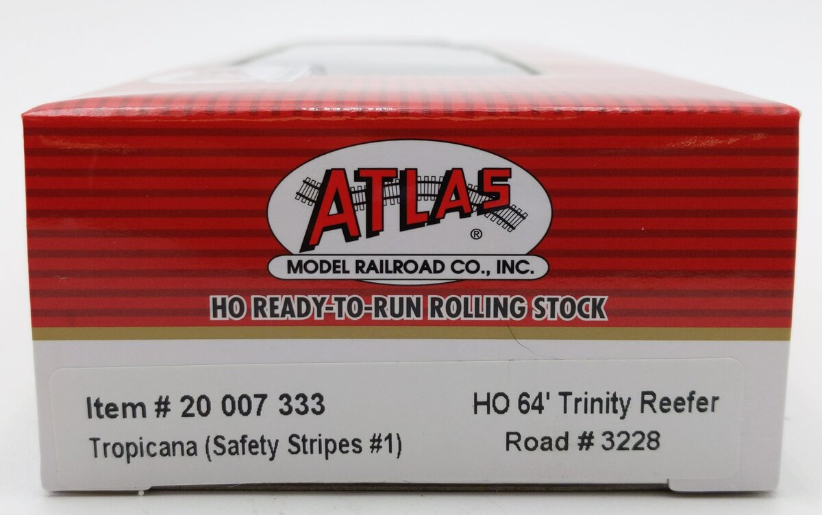 Atlas 20007333 HO Scale Tropicana Trinity 64' Reefer Car #3228 LN/Box