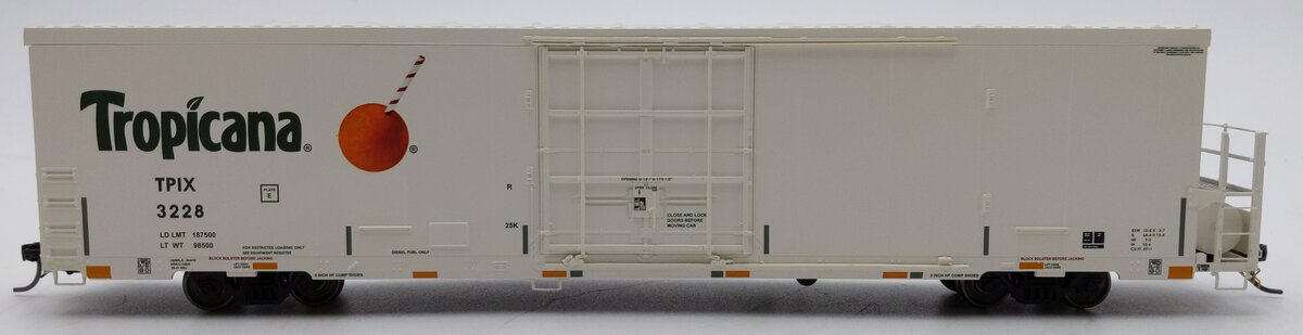 Atlas 20007333 HO Scale Tropicana Trinity 64' Reefer Car #3228 LN/Box