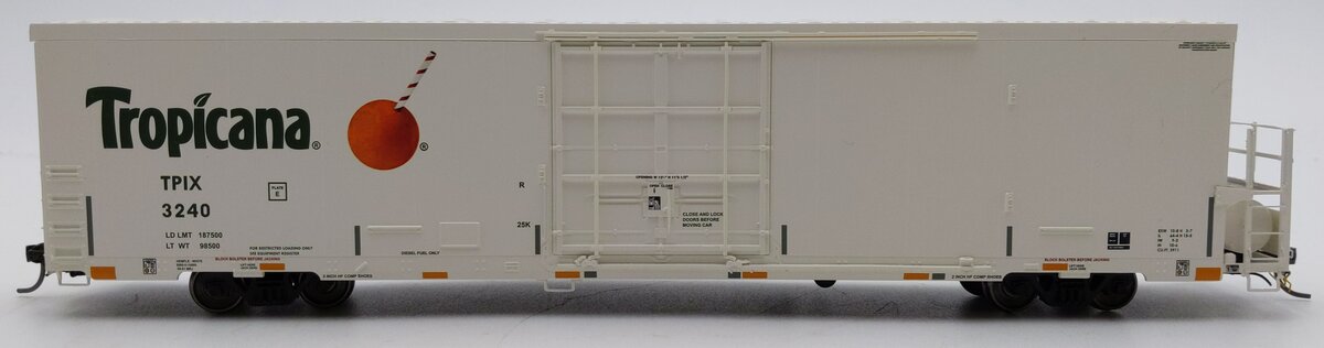 Atlas 20007334 HO Scale Tropicana Trinity 64' Reefer Car #3240 LN/Box