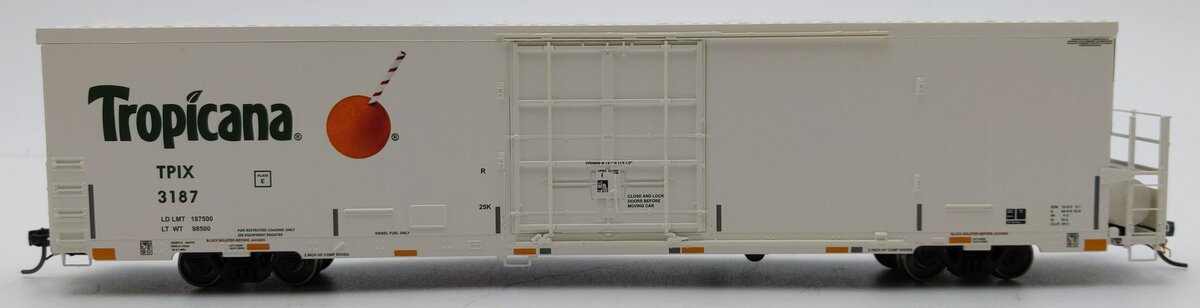 Atlas 20007331 HO Scale Tropicana Trinity 64' Reefer Car #3187 LN/Box