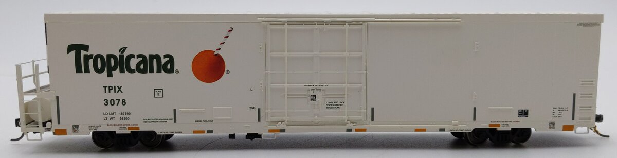 Atlas 20007327 HO Scale Tropicana Trinity 64' Reefer Car #3078 LN/Box