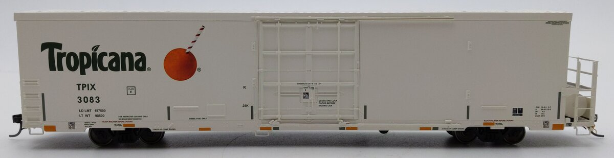 Atlas 20007328 HO Scale Tropicana Trinity 64' Reefer Car #3083 LN/Box