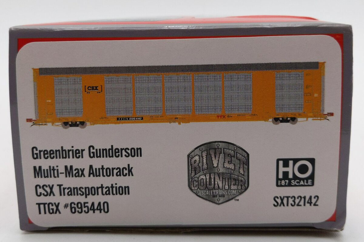 Scale Trains SXT32142 HO CSX Multi-Max Autorack Auto Carrier Car #695440 MT/Box