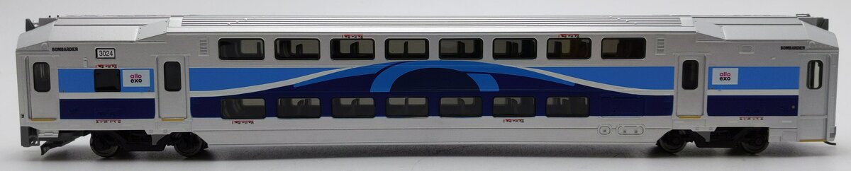 Atlas 20007380 HO Scale EXO Multi Level Commuter Cab Car #3024 LN/Box