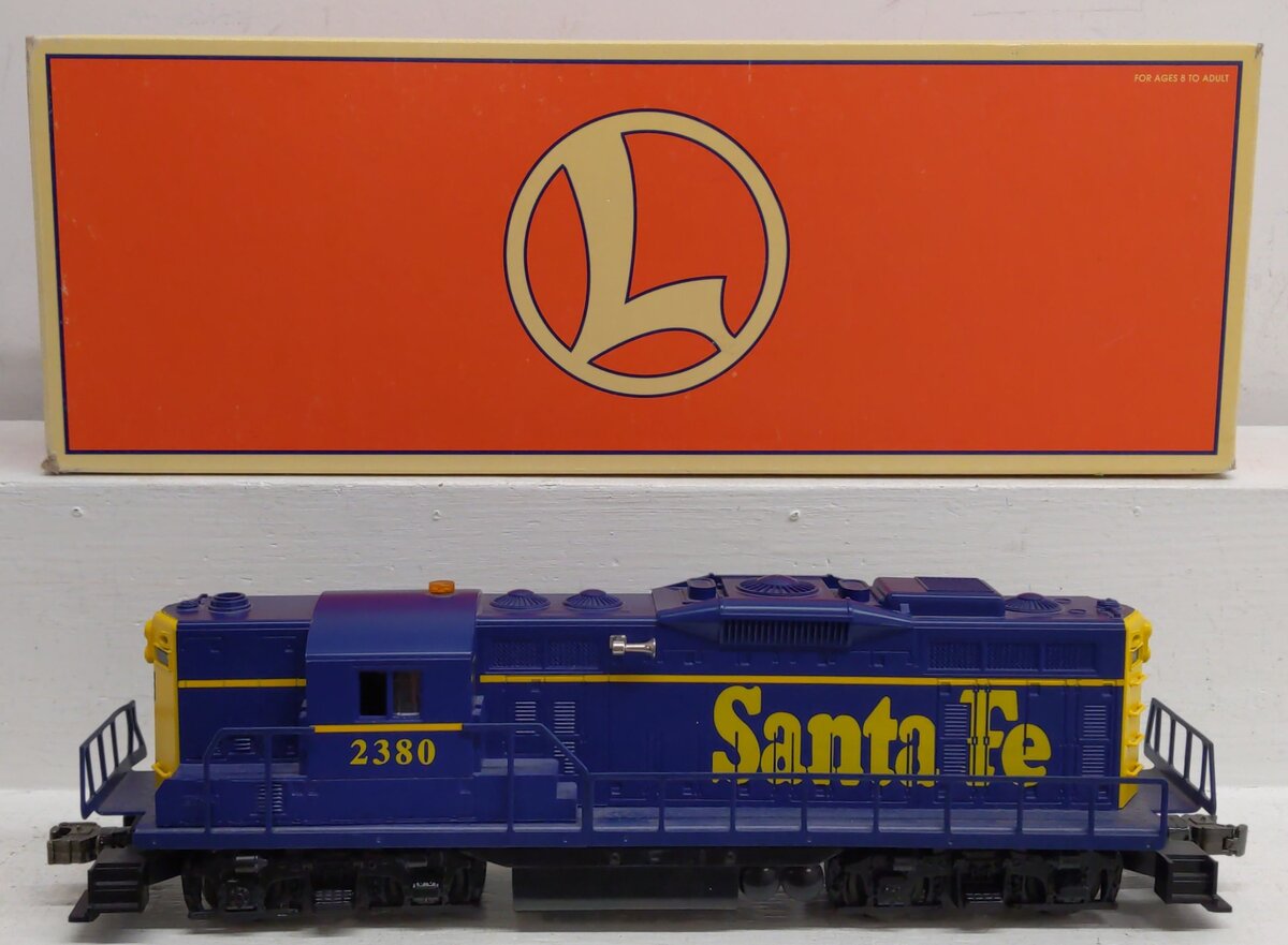 Lionel 6-18573 O Gauge Santa Fe GP9 Diesel Locomotive #2380 EX/Box