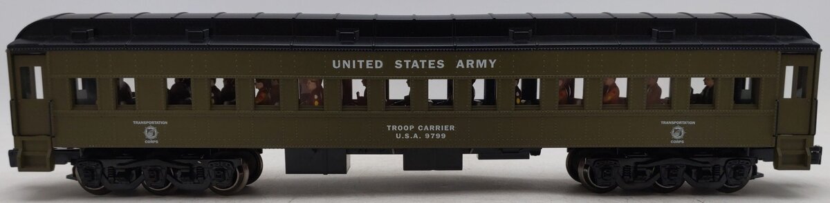 Lionel 6-21323 O Gauge US Army "Troop Carrier" #9799 EX/Box