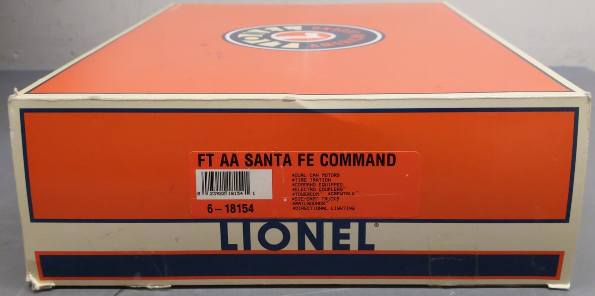 Lionel 6-18154 O Santa Fe FT AA Diesel Locomotive Set #167/168 EX/Box