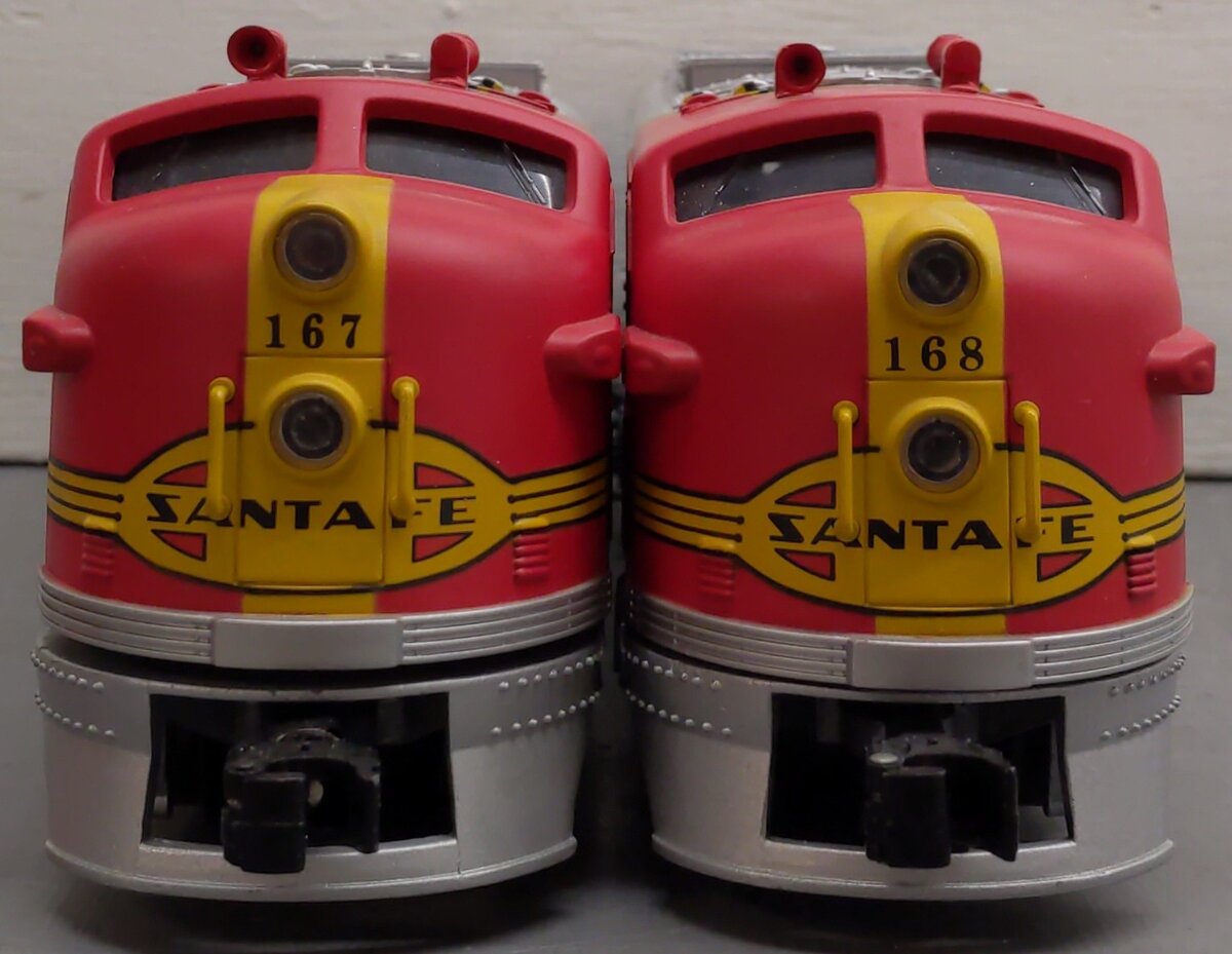 Lionel 6-18154 O Santa Fe FT AA Diesel Locomotive Set #167/168 EX/Box