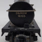 Lionel 6-16105 O Denver & Rio Grande Triple Dome Tank Car EX