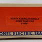 Lionel 6-19601 O Gauge North American Single Dome Tank Car #19601 VG/Box