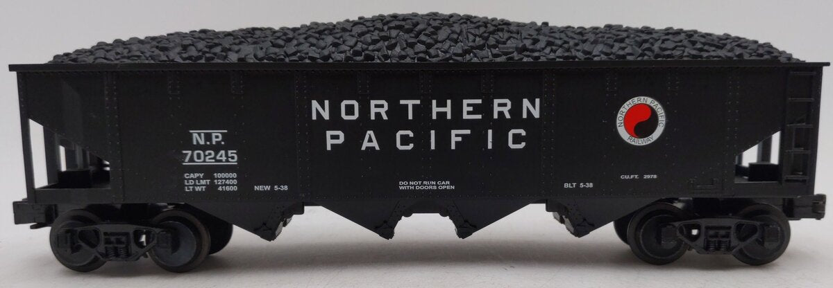 MTH 30-7512 Northern Pacific Quad Hopper w/ Coal Load EX/Box