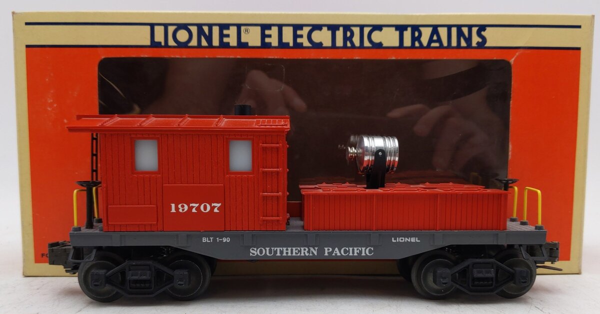 Lionel 6-19707 O Gauge Southern Pacific Searchlight Work Caboose #19707 EX/Box