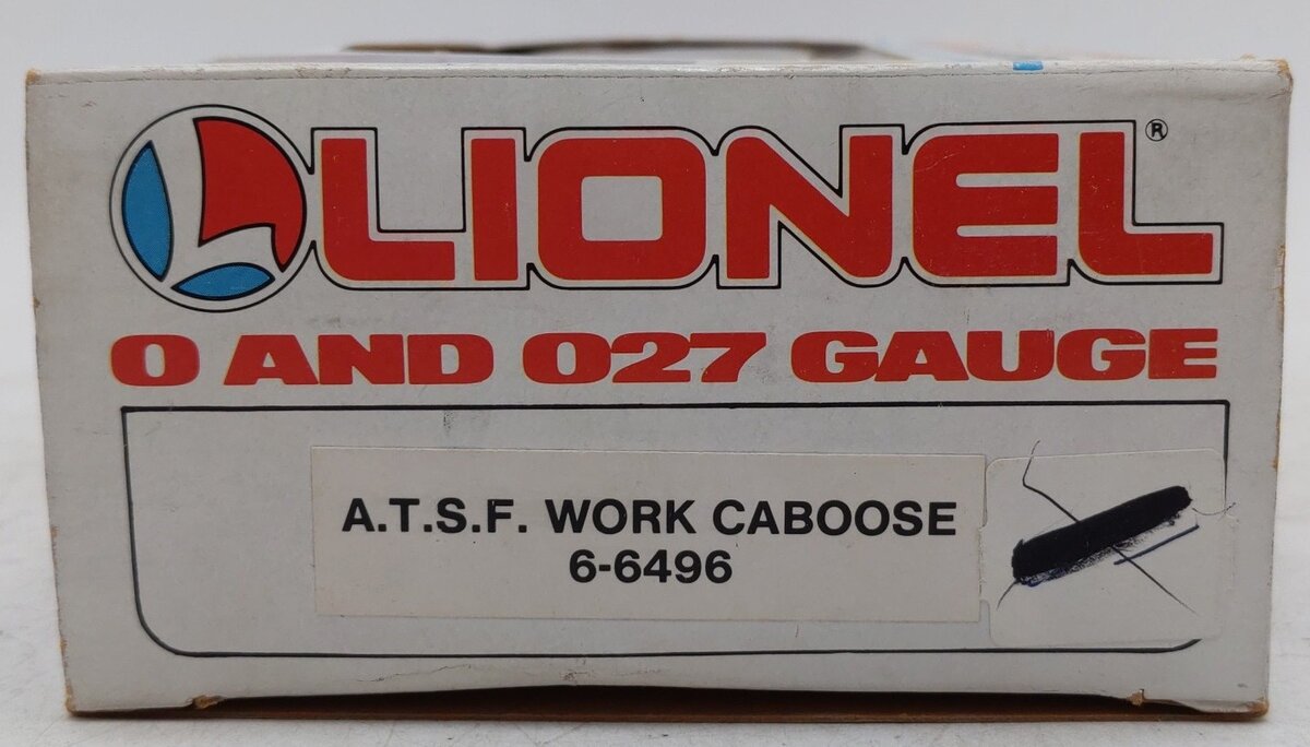 Lionel 6-6496 O Gauge AT&SF Work Caboose EX/Box