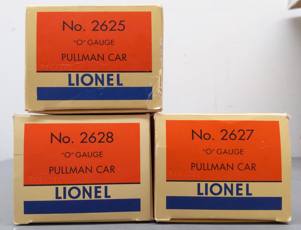 Lionel 6-38308 O Gauge PCC Berkshire Madison Passenger Cars VG/Box