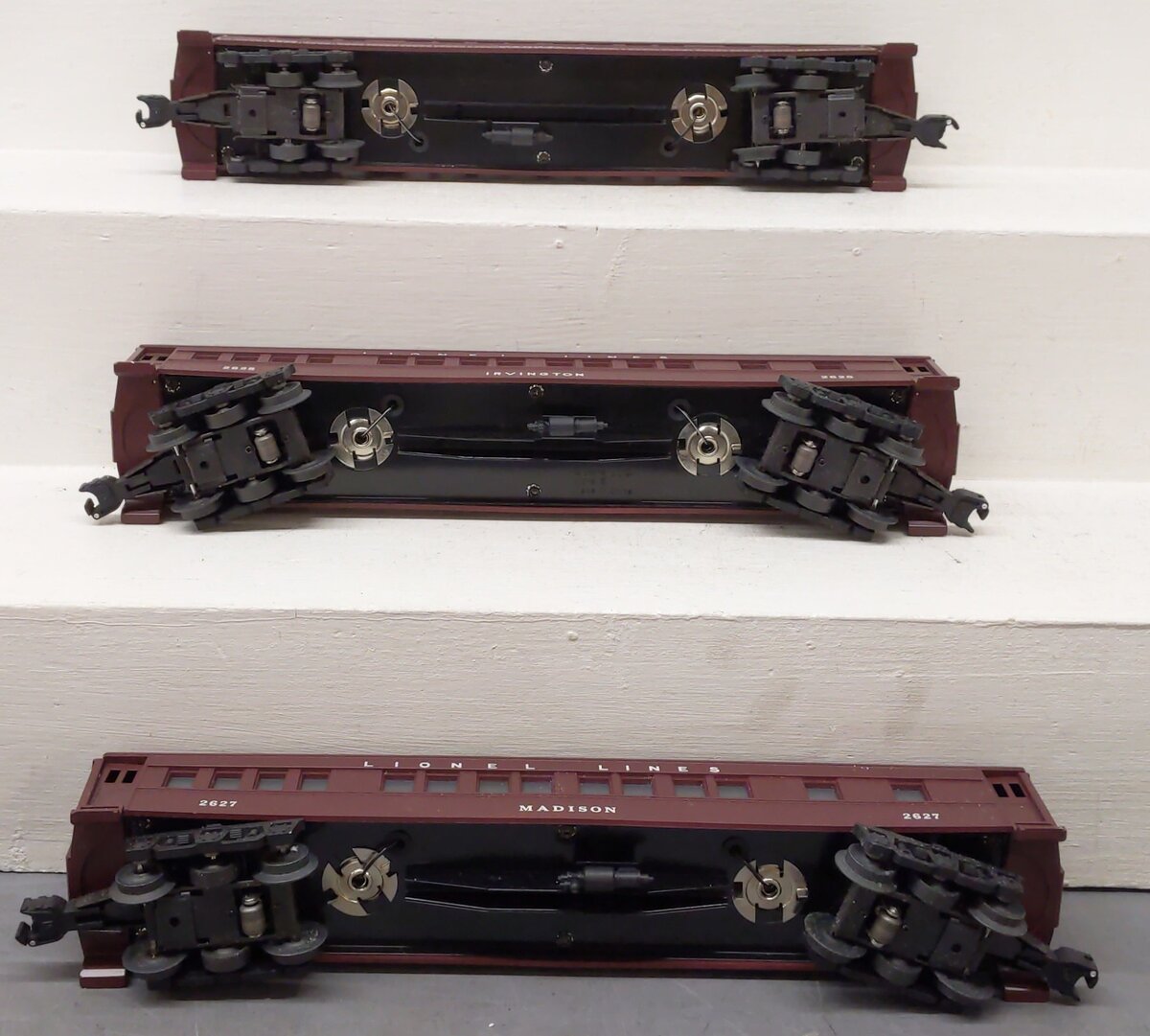Lionel 6-38308 O Gauge PCC Berkshire Madison Passenger Cars VG/Box