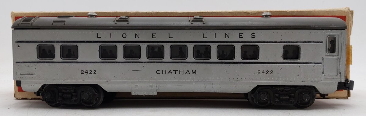 Lionel 2422 O Vintage Lionel Lines Chatham Lighted Pullman Car #2422 VG/Box