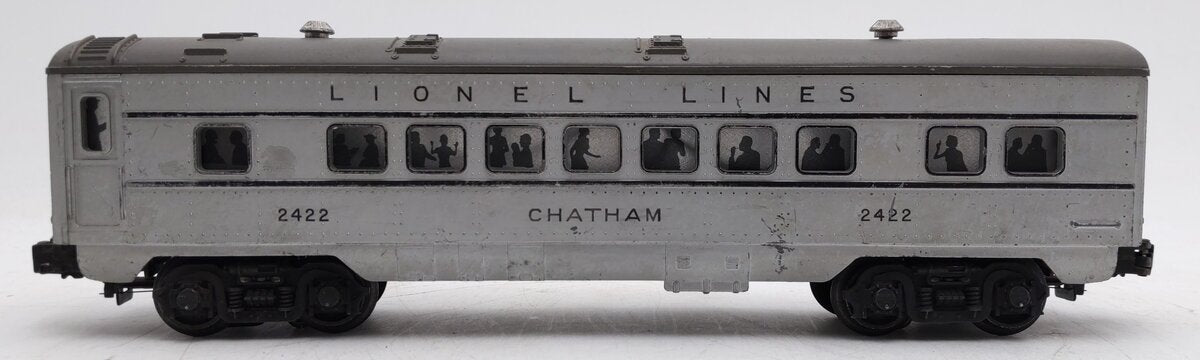Lionel 2422 O Vintage Lionel Lines Chatham Lighted Pullman Car #2422 VG/Box