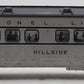 Lionel 2423 Vintage O Lionel Lines Hillside Lighted Observation Car w Gray Roof VG/Box