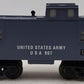 Lionel 6-16566 O Gauge United States Army Illuminated Caboose #907 EX/Box